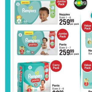 Diapers at Dis-Chem Pharmacies