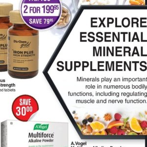 Supplements at Dis-Chem Pharmacies