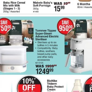Steriliser at Dis-Chem Pharmacies