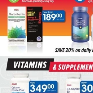 Supplements at Clicks