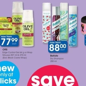 Shampoo at Clicks
