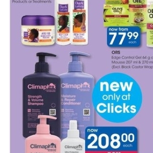 Shampoo at Clicks