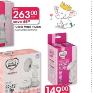 Breast pump at Clicks