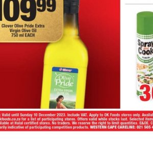 Olive oil at OK Foods