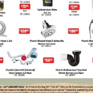 Hand shower at Africa Cash and Carry