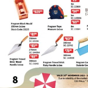 Trowel at Africa Cash and Carry