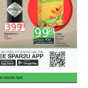 Gin at Spar