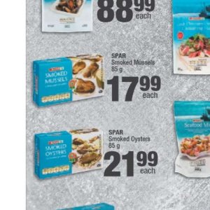 Mussels at Spar