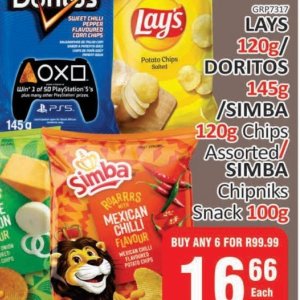 Chips at Kit Kat Cash&Carry