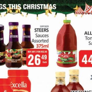 Sauces at Kit Kat Cash&Carry
