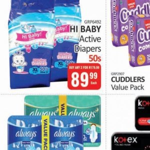 Diapers at Kit Kat Cash&Carry