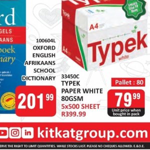 Typek at Kit Kat Cash&Carry