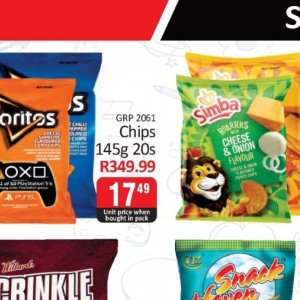 Chips at Kit Kat Cash&Carry