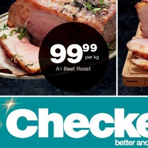Beef at Checkers