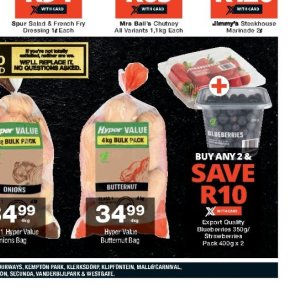Strawberries at Checkers Hyper