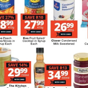 Syrup at Checkers