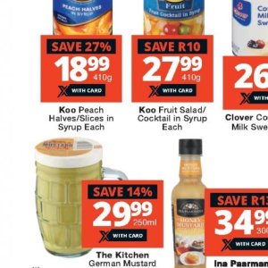 Syrup at Checkers