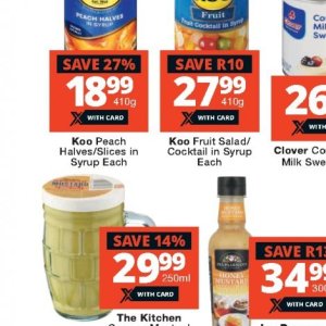 Syrup at Checkers