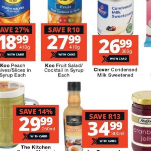 Syrup at Checkers