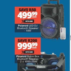 Bluetooth speaker at Checkers Hyper