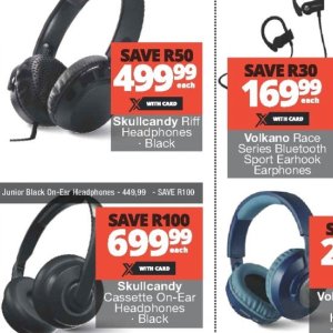 Headphones at Checkers Hyper