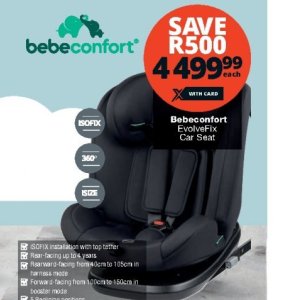Car seat at Checkers
