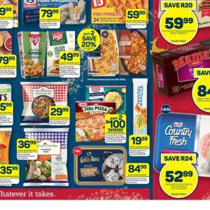 Schnitzel at Pick n Pay Hyper