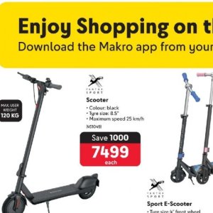 Scooters at Makro