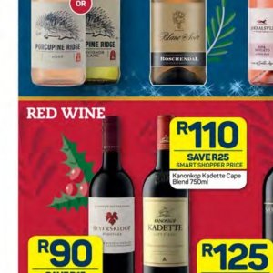 Wine at Pick n Pay Hyper