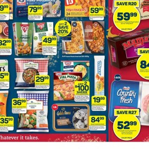 Schnitzel at Pick n Pay Hyper