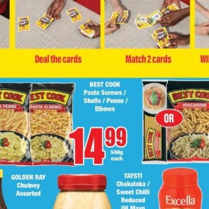 Pasta at Boxer Superstores
