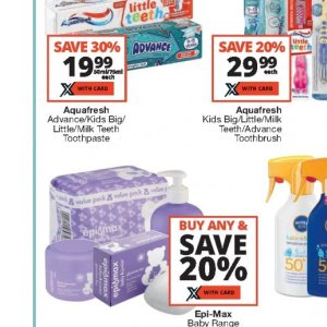 Toothpaste aquafresh  at Checkers