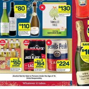 Beer at Pick n Pay Hyper