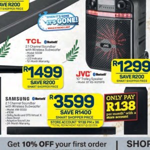  SoundBar at Pick n Pay Hyper