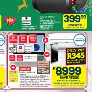 Speaker at Pick n Pay Hyper