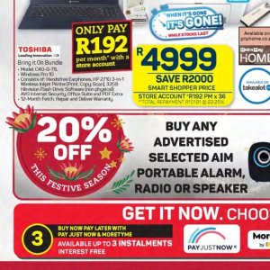 Printer at Pick n Pay Hyper