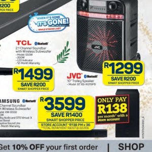  JVC at Pick n Pay Hyper