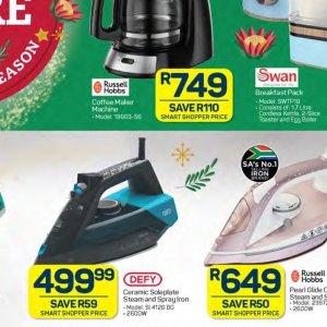 Coffee maker at Pick n Pay Hyper