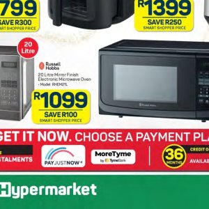 Microwave oven at Pick n Pay Hyper