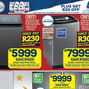 Washing machine at Pick n Pay Hyper