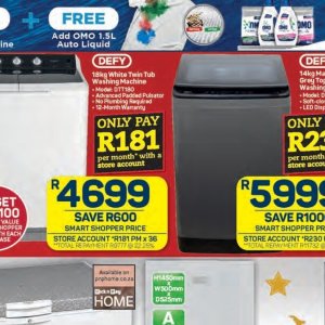 Washing machine at Pick n Pay Hyper