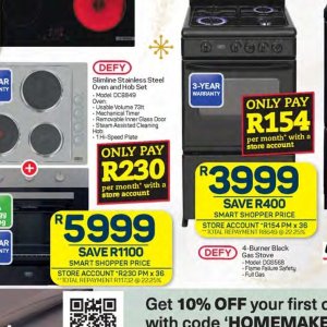 Oven at Pick n Pay Hyper