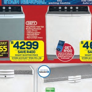 Washing machine at Pick n Pay Hyper