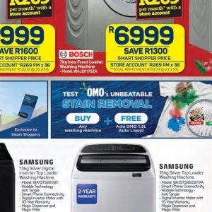 Washing machine samsung  at Pick n Pay Hyper