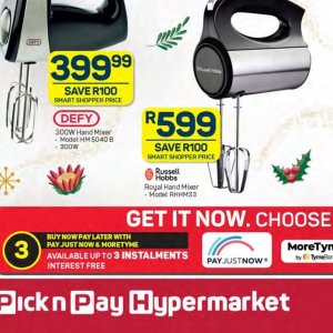 Mixer at Pick n Pay Hyper
