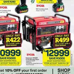 Generator at Pick n Pay Hyper