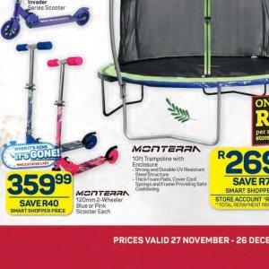 Scooters at Pick n Pay Hyper