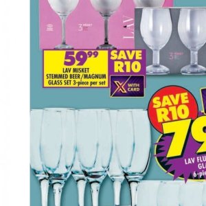 Glass at Shoprite