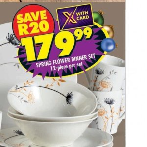 Dinner set at Shoprite