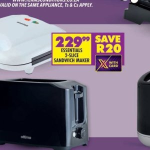 Sandwich maker at Shoprite